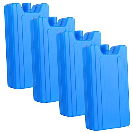 FUNOMOCYA 4 piezas de accesorios portátiles de aire acondicionado, bolsa de almuerzo, accesorios para bebidas al aire libre, refrigerador, cubo de hielo para congelador, bolsa de hielo para enfriador
