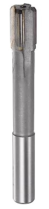 sourcing map Hartmetall Reibahle 15.1 mm, 4 Schneidig, H8/H7 Genauigkeit, Sandstrahlbeschichtung Maschinenreibahle für Metall Holz Loch Reiben, Gerade Nut Hochgeschwindigkeitsstahl Werkzeug