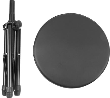 Tyenaza Trône De Tambour, Tabouret De Trône De Tambour, Siège Rembourré, Tabouret De Batterie Rotatif Pliable, Accessoires De Batterie, pour Piano, Instruments à Clavier