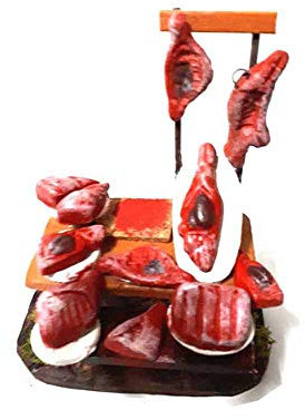 BLUSUPERSHOP 1 Terrakotta-Bank Metzger Fleisch Höhe 15 18 cm für Hirten 10 cm Krippe San G. ARMENO Sie erhalten einen kostenlosen Schlüsselanhänger bereits