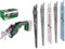 Bosch Akku-Gartensäge/Säbelsäge/Reciprosäge Keo (ohne Akku, Schneidekapazität 80 mm) + Bosch Keo Sägeblatt-Set 5-tlg (5er aus Metall, Holz,Kunststoff,Stahl)