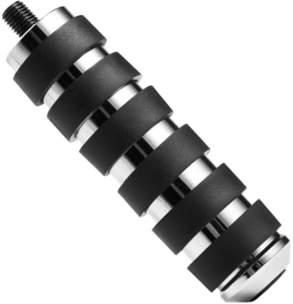 AEEAST 3.8 Motorcycle Extended Shift Peg, Long Heel Toe Shifter Peg Fit For Harley Touring Street Glide Road King Road Glide Trike Dyna Sportster FL Softail, Chrome, 1 Pc