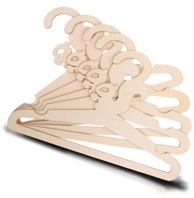 Vastsea Bambini Grucce, Appendini Impilabili, per Cappotti e Altri Vestiti per Bambini.(Stile scoiattolo)