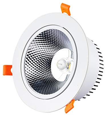 Lampada da parete di lavaggio a led a led ad incasso 3W 7W 10W 15W 20 W Round Rimpasto Spotlight Ricevabile AC 110-240 V Cucina camera da letto Ufficio Aiuto per illuminazione a soffitto interno