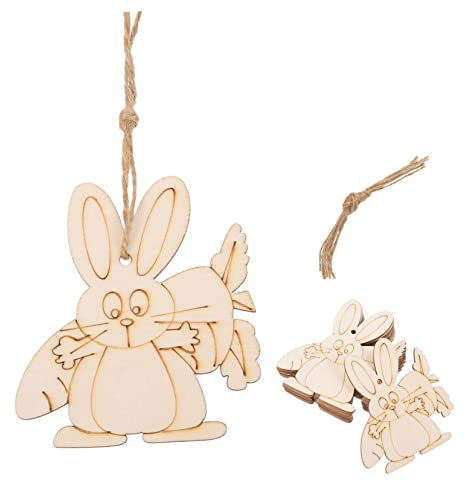 TEMPNAP 20pezzi Slices Di Legno Non Per Decorazioni Pasquali Formato Per e Feste Ornamenti Naturali Per Eventi Speciali e Decorazioni Fatto Mano