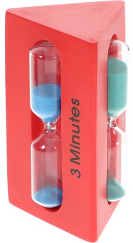 Healifty Egg Timer for Boiling Eggs 3 5 7 Minute Sand Timer Decorative Hourglass for Kitchen Cooking Toothbrushing and Time Out Stool Use