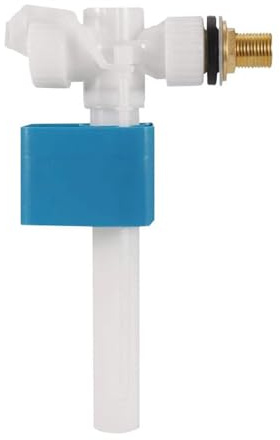 Válvula de relleno universal, válvula de flotador, rosca G1/2 para entrada de agua, 25 x 13,5 cm, accesorios para cisterna de descarga, flotador, adecuado para cisternas de descarga