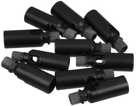 SHINEOFI 10 pezzi Snodi Orientabili per Lampade da Soffitto Connettori Meccanici Regolabili per Illuminazione Angolare e Soffitti Irregolari Adattatori per Lampade Sospensione