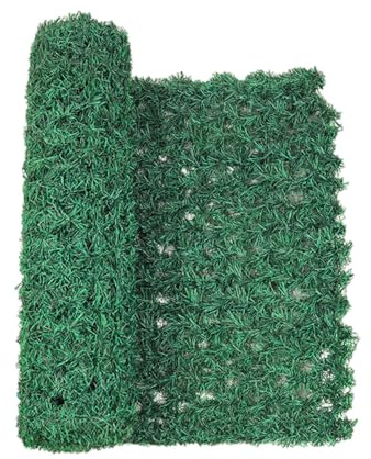 Recinto di edera artificiale, 0,5 x 2 m, copertura decorativa da parete per giardino, terrazza, matrimonio, verde lussureggiante