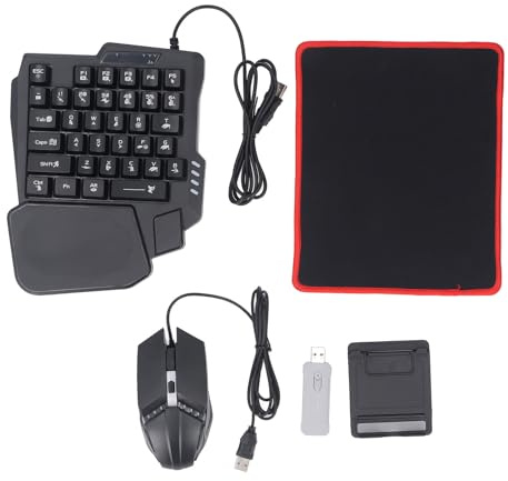 Vvikizy Combo Tastiera e Mouse da Gioco, Connessione BT 5 2, 125 Fotogrammi Al Secondo, Nessun Ritardo, con Pistola Smart Press, per 8 HarmonyOS