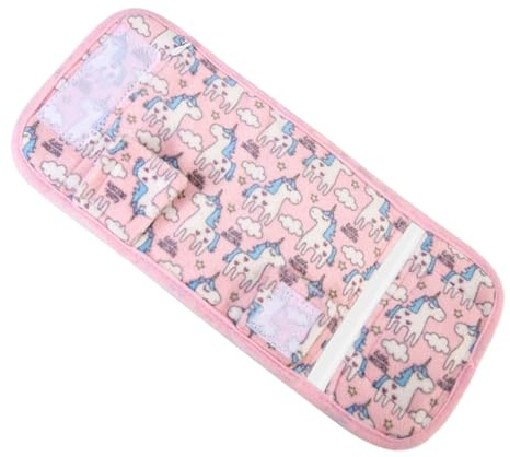 BESPORTBLE Housse Chauffante Chauffe Uniforme pour Biberon, Chauffe-biberon Isotherme Rose en Velours, USB Garde Le Lait Chaud, pour Lait Maternel et Biberon, Voiture et Avion