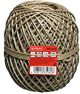 Herlitz 8859605 Bindfaden 100m, 45kg/ 20kg, Farbe braun
