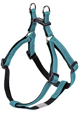 Nobby Geschirr Soft Grip, türkis Brust: 40/56 cm, B: 15 mm, 1 Stück