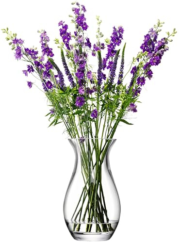 LSA International Flower Grand Posy Vase H32 cm Clear| 1 Unit | Mouthblown and Handmade Glass | FW15