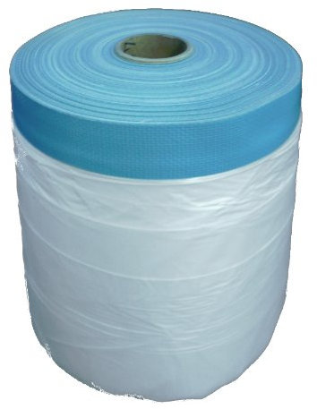 30 Rollen bauFIT UV Gewebe-Masker PLUS Abdeckfolie 140 cm mit Gewebeklebeband UV stabil - Außen Abklebeband Folienklebeband Gewebeband Klebeband Abdeckband Malerfolie 1400 mm