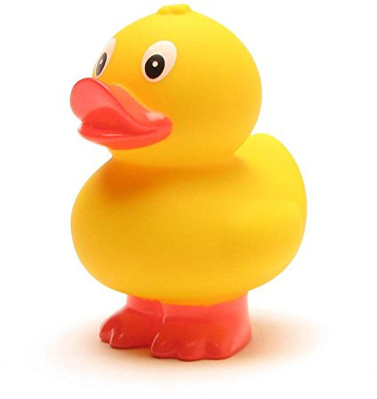 Duckshop I Steh-Badeente gelb I Quietscheente I L: 8 cm