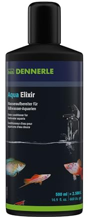 Dennerle Aqua Elixir, 500 ml - Wasseraufbereiter für Süßwasser Aquarien, für fischgerechtes Aquarienwasser