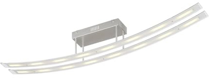 Lindby LED Deckenleuchte Jarda dimmbar (Modern) in Transparent aus Glas (16 flammig,) - Lampe Deckenlampe Wohnzimmerleuchte