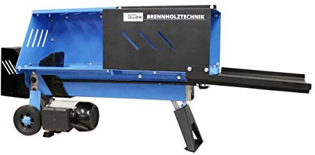 Güde Holzspalter GHS 370/4TE (1500 W/230 V, Hydrauliksystem, Spaltdruck 4 t, Spaltgutlänge 370 mm, Spaltgut-Ø 250 mm, 2-Hand-Sicherheitsbedienung, Transporträder, Test SEHR GUT)