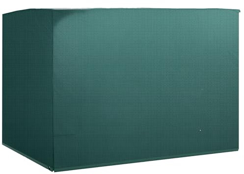 Outsunny Hollywoodschaukel Abdeckung 3 Sitzer 215 x 155 x 150 cm Dunkelgrün | Wasserdicht, Winterfest Schutzhülle für Gartenschaukel, Winddicht UV-Beständig Abdeckplane für Gartenmöbel, Hängesessel
