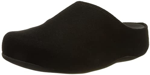 Fitflop Shuv filttoffel för kvinnor, Helt svart, 42 EU