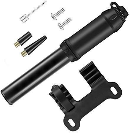 ACECYCLE Mini Fahrradpumpe Bike Pump Luftpumpe Rahmenpumpe - Fahrrad Tragbare Rahmenpumpe für alle Ventile (Presta/Schrader), Mountainbikes, Kinderfahrrad, E-Bike, Fußball, Basketball