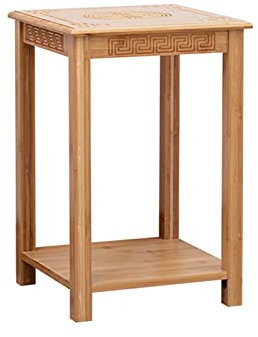 luckxuan Bonsai Ständer Hölzerne Pflanzenständer Blumenständer Balkon Regal Multi-Layer Boden Blume Topfregal Antike Blumentisch Blumenregal Vase Podest (Size : S)
