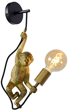 LUCIDE EXTRAVAGANZA CHIMP - Wandleuchte - 1xE27 - Schwarz