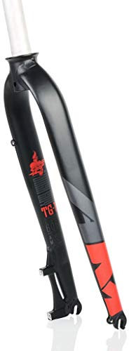 Radfahren Federung Mountainbike Vordergabel Für 26 27,5 29 Zoll Fahrrad Laufrad MTB Radfahren Gabel Scheibenbremse 1-1/8 (Rot 29 Zoll)