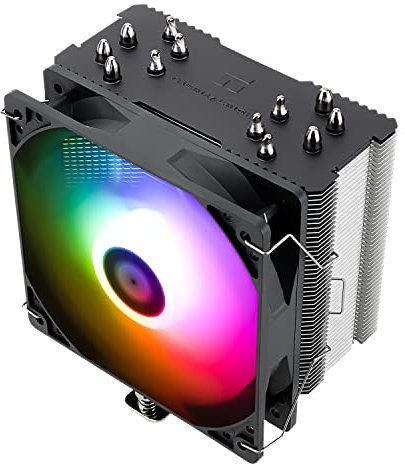 Thermalright BA120 CPU Air Cooler, 6 Heat Pipes, TL-C12CG-S PWM Quiet Fan CPU Cooler With S-FDB Bearing, For AMD AM4/Intel 1700/1150/1151/1200, LGA1700, PC Cooler