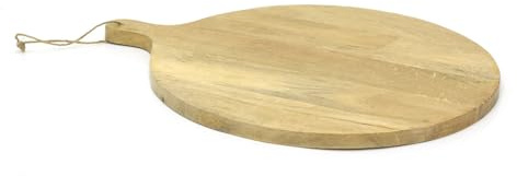 Carousel Home Extra Large Mango Wood Chopping Board | Rustic Wooden Kitchen Serving Board Platter | Traditional Wooden Cutting Board - 60cm