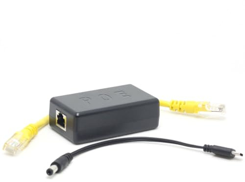 DSLRKIT 2.5G Gigabit Active PoE Splitter Type-C 5V 4A 20W USB 1000m Ethernet 802.3at