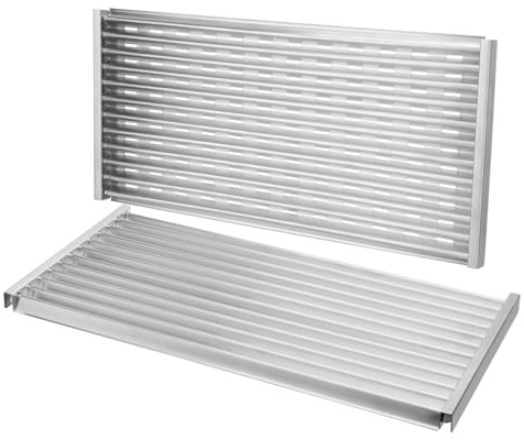 BBQration 43,2 cm Grillrost für Charbroil Performance TRU-Infrarot/Amplifire 2 Brenner 463633316 463655621 463655021 463672016 463672216 G460-0500-W1 G327-11000 -W1 für Charbroil Grill Ersatzteile | G460-0500-W1 G327-1100-W1 für Charbroil Grill Ersatzteile 463672016 463672216 463655621 463655021