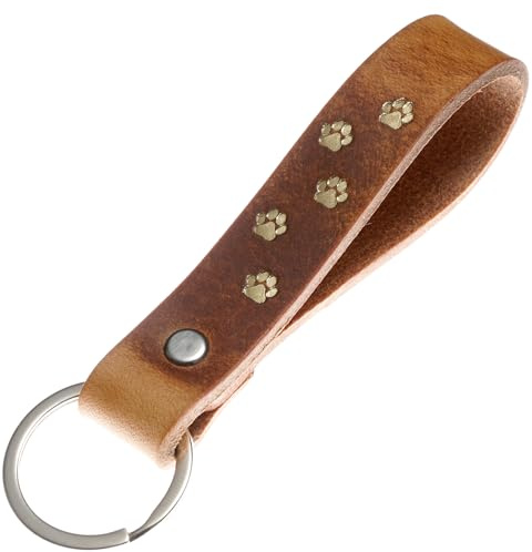 ELBERCRAFT® Schlüsselanhänger Leder – Verschiedene Motive aus Echtleder