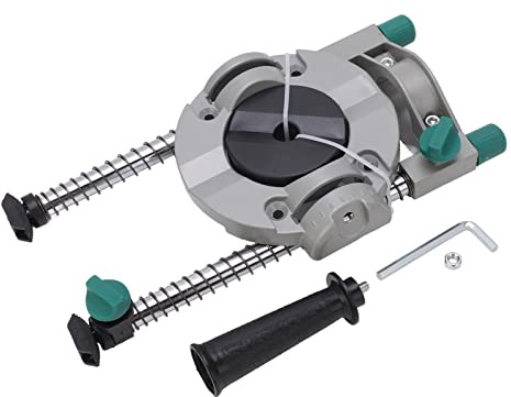 Universal 45 Degree Drill Guide with Secure Clamping - Adjustable Angle Drill Holder for Wood, Metal & Mechanical Components Tool