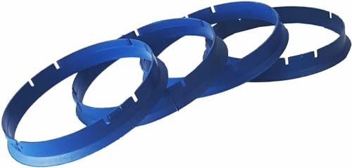 TRACER 4X Alufelgen Zentrierringe Radnaben-Zentrierringe mit Zentrierung von 63,4 mm auf 56,6 mm