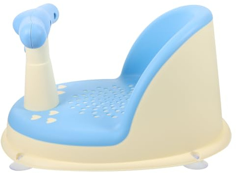 Babybadewannensitz mit Rückenlehne, Pp, Blau, für Kinder | Praktischer Badesitz, Bequem und Sicher in Nutzung, Passend für Badewanne