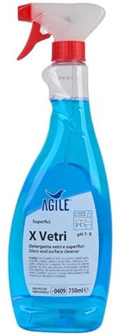 AGILE® X VETRI - DETERGENTE RAPIDO PER VETRI E SUPERFICI