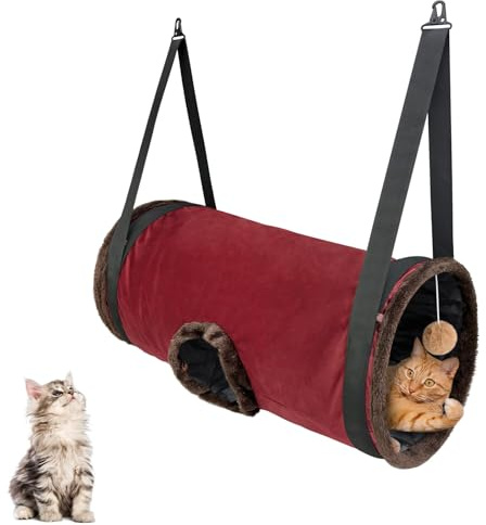 Katzentunnel, Langes Katzenspielzeug, Katzenwandregale, Katzenwandmöbel, Katzenhängematte, Katzenregale und Sitzstangen für Wand