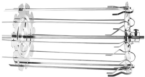 Laroal Rotisserie Kebab Stainless Steel Oven Kebab Kebab Kebab Cage Grill Cage Oven Kebab Maker Kebab Rack Includes 10 Kebabs Fits Most Air Fryer Oven Kebab 20cm