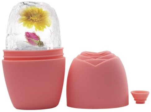 Ice Face Roller for Face and Eye Silicone Ice Mould Face Massager for Eye Puffiness Brighten and Tighten Skin Remove Fine Lines.