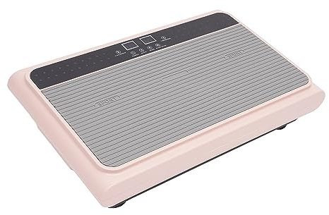 Piastra vibrante per allenamento a tutto il corpo, piastra di vibrazione multifunzione, con basso rumore regolabile, per giovani, ballerini, ginnastica, cheerleader, yoga