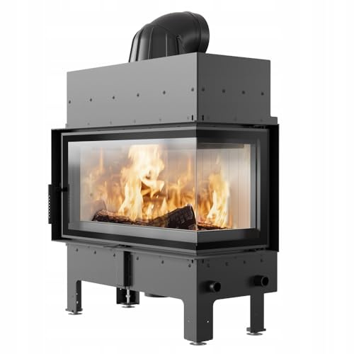 KRATKI Inserto per camino in acciaio a legna FLOKI 12 kW Ø200 destro A+ 2