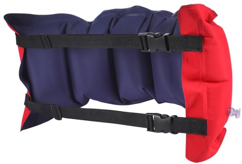 Toyvian Inflatable Swim Belt for Adults Adjustable Floating Waist Belt with Quick Release Buckle Portable Buoyancy Swim Training Aid for Beginners and Water Sports