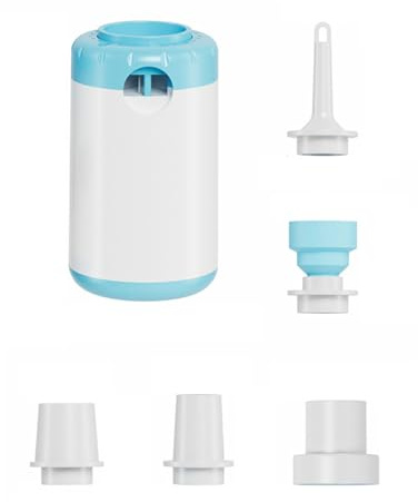 NVOQILIN Portatile Elettrico Pompe di Aria Ricaricabile Senza Fili Gonfiare Sgonfiare Pompe per Borse di Compressione