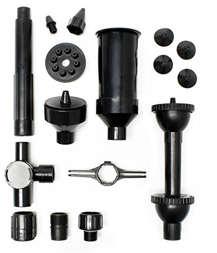 SunSun Ersatzteil für Aquariumpumpe HJ-1543/1843 Aufsatz Set 3, Aufsatzset mit Springbrunnendüse für Teichpumpe, effiziente Aquariumpumpe