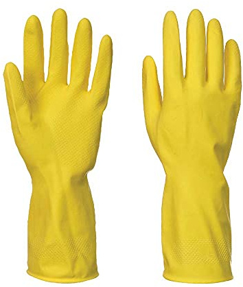 Portwest a800yerxl Haushalt Latex Handschuh, Regular, Größe: Large, Gelb