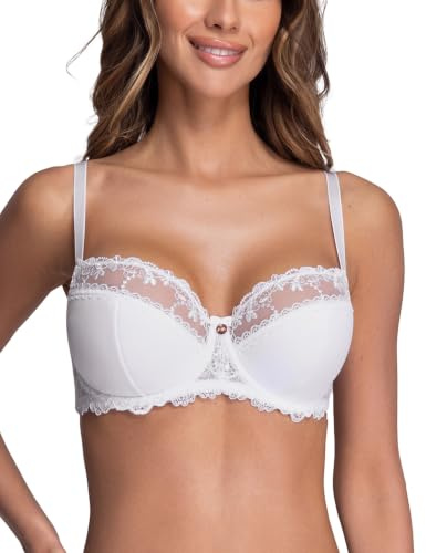 Ava 1030 Élégant Soutien-Gorge Semi-Rembourré Bretelles Ajustables Armature Lingerie Femmes – Fabriqué en UE