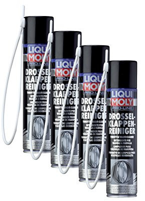 4x LIQUI MOLY 5111 Pro-Line Drosselklappen-Reiniger für Benzin Motoren 400ml
