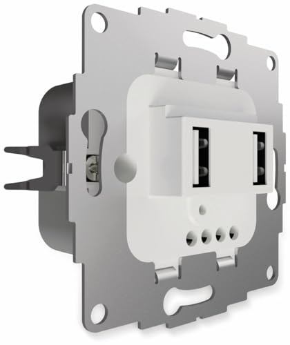 2USB chargeUp TAE USB AA Ladestation Glänzend Weiß / 19.0W / 3.8A